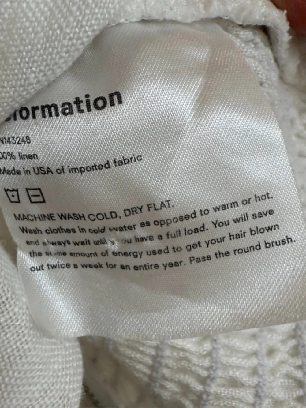 Like new Reformation White Puff Sleeve Wrap Blouse, size 8